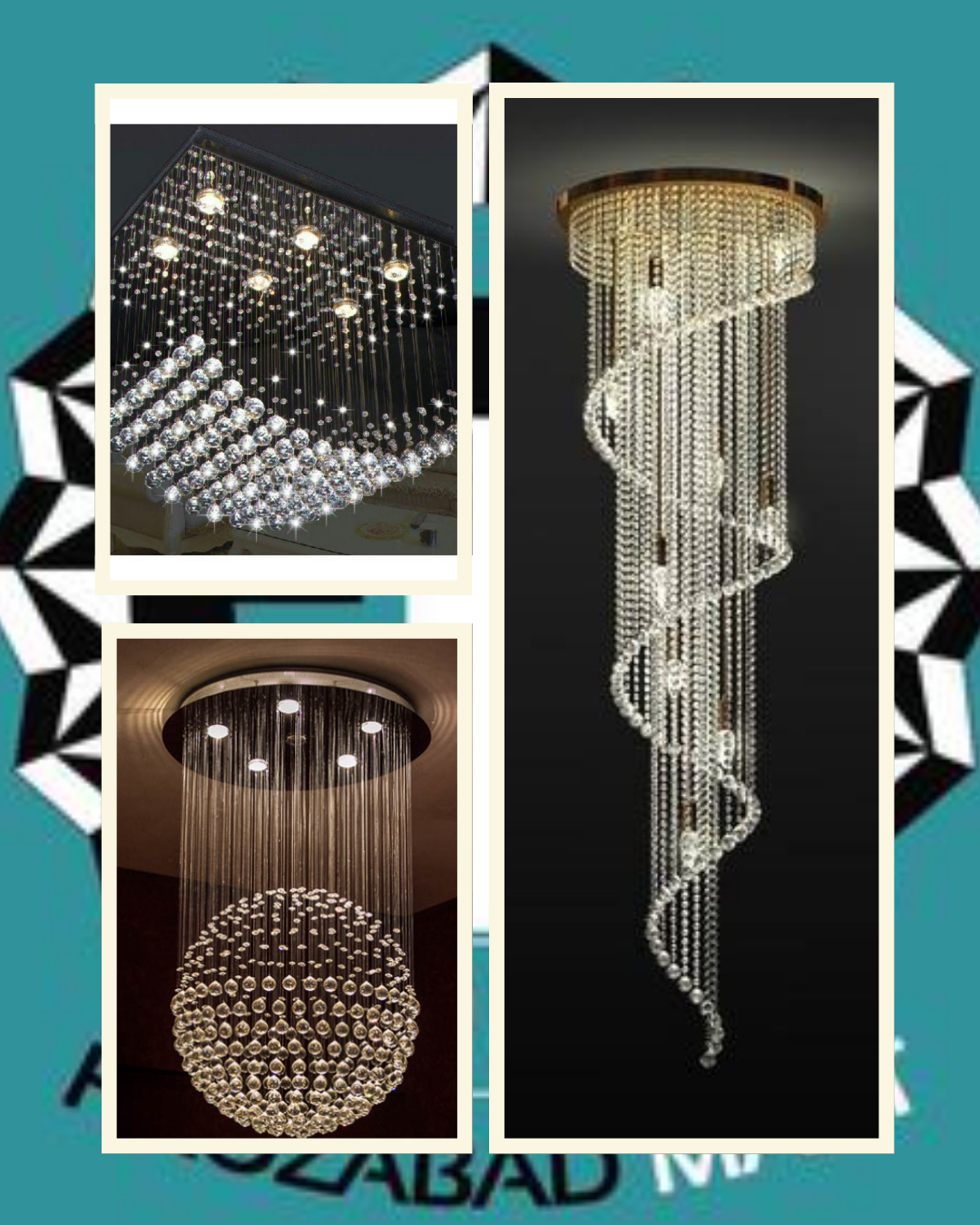 Premium Crystal & Customized Glass Chandelier Lights